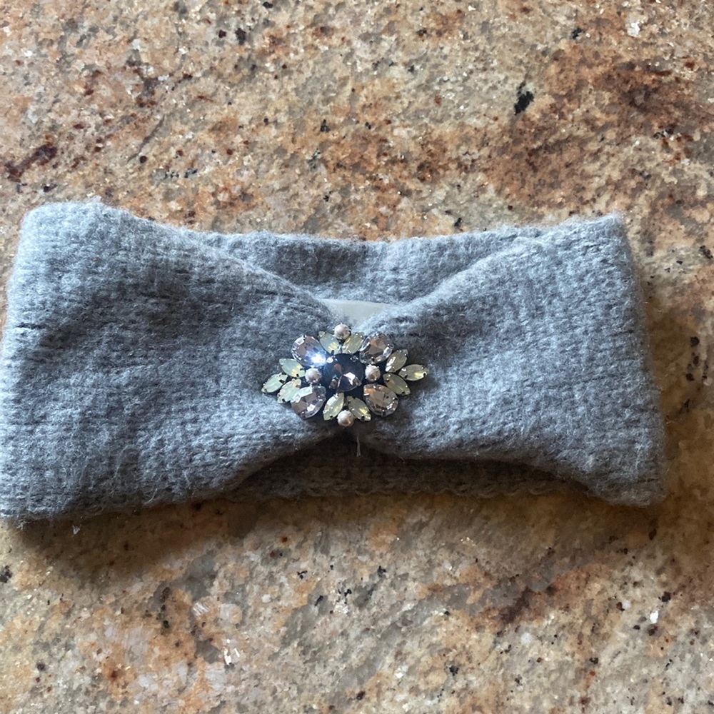 Rhinestone head band beanie